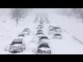 Compilation d'accident de voiture aux USA / USA compilation crash snow