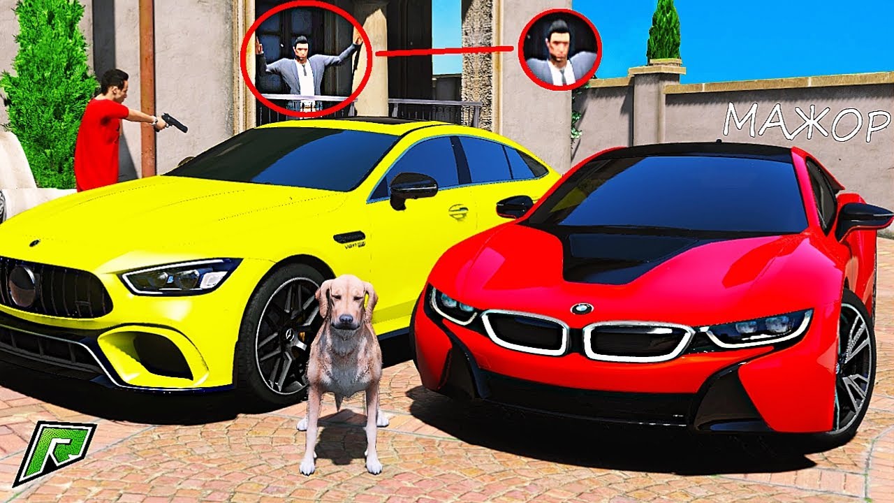 ОТЖАЛ ДВЕ ТАЧКИ У МАЖОРА В RADMIR GTA 5 RP! УГНАЛ АКУЛКУ МЕРСЕДЕС GT63S ...