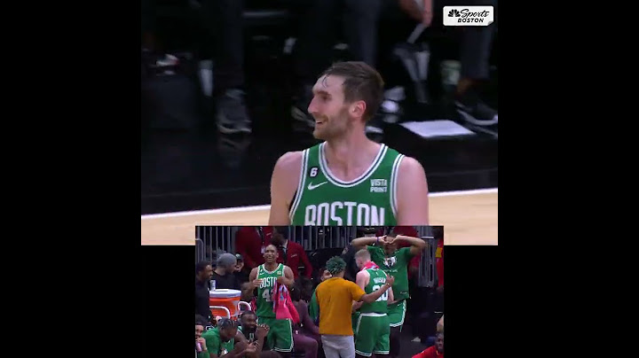 WATCH: Tatum, Smart and Celtics' bench LOVING Luke Kornet's play late in 4th vs. Atlanta Hawks