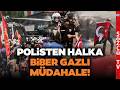 SON DAKİKA İZMİR'DE POLİSTEN TOMA VE BİBER GAZIYLA HALKA MÜDAHALE! ÖZGÜR ÖZEL İZMİR'DE