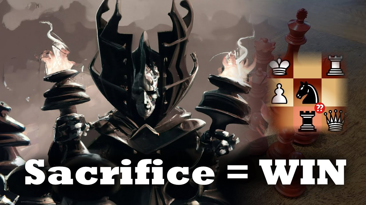 Immortal Chess Game: Sacrificing Pieces for Victory — Eightify