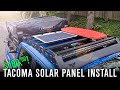 Toyota Tacoma Solar Panel Install | Victory 4x4 Roof Rack