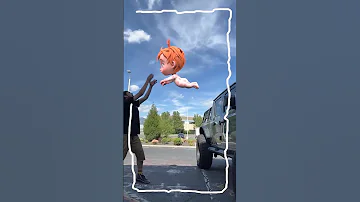 BABY ADLEY DAREDEViL Jumping Off A MONSTER TRUCK Cartoon Baby Transformation Tricks With Dad 