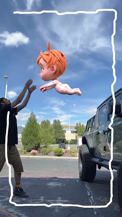 BABY ADLEY DAREDEViL!! Jumping off a MONSTER TRUCK! Cartoon Baby Transformation Tricks with Dad