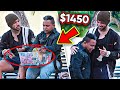 ME VISTO DE VAGABUNDO Y LE DOY $1,450 A VENDEDOR DE LA CALLE! (ME DA UNA LECCIÓN)