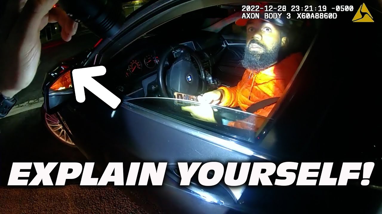 Cop has some explaining to do after this traffic stop!
