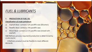 Marine Engineering Theory Knowledge Fuel And Lubricating Oil Lesson 1