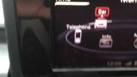 How To Set The Clock Time - Audi A6 2012