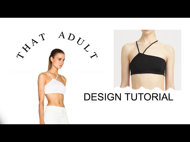 DIY Helmut Lang Asymmetric Bra Top