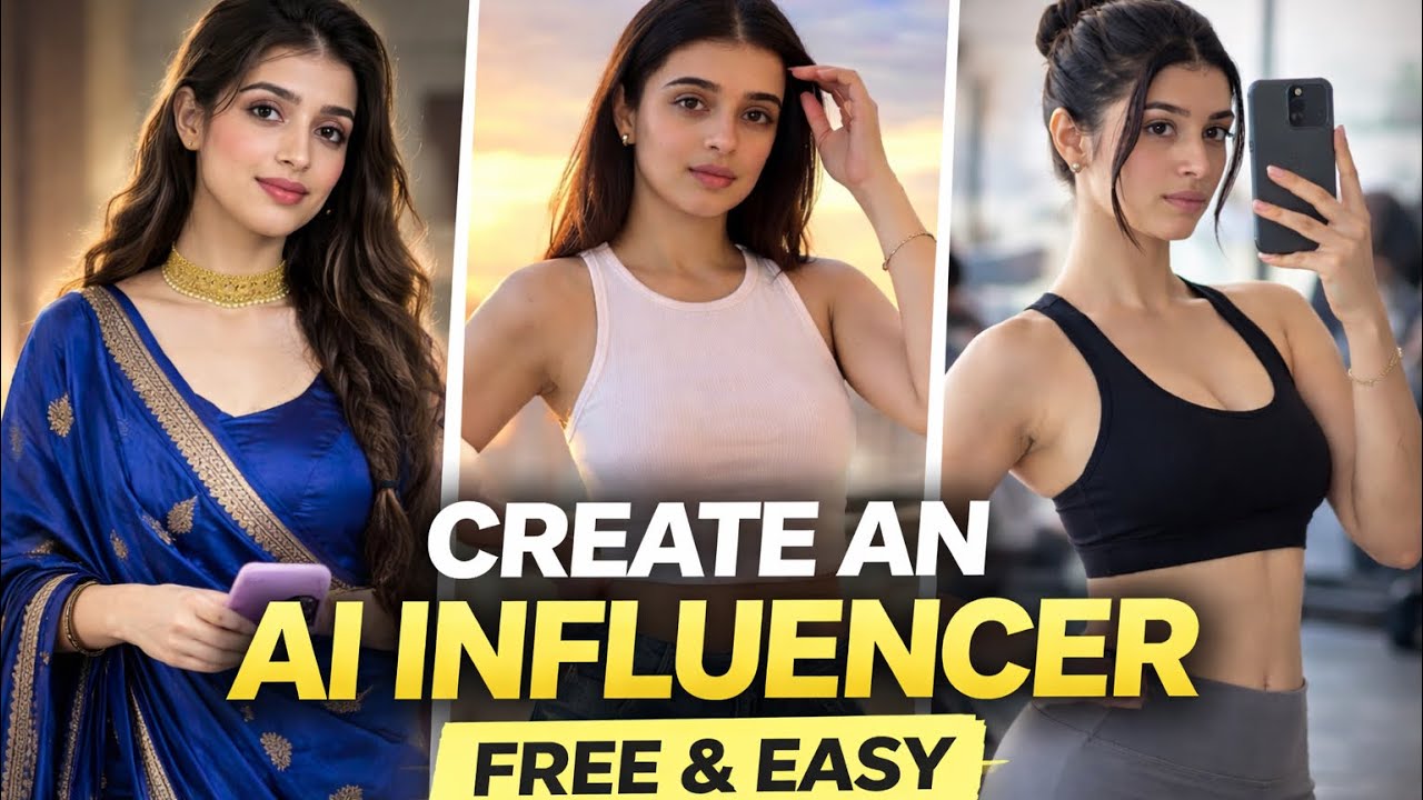 How to Create Al Influencer For FREE !Hyper Realistic Al Influencer ...
