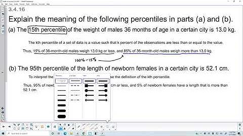Math 14 3.4 Objective 2: Explain and Interpret the meaning of Percentiles