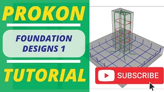 Prokon Foundation Design_Pad Footing: introduction to the GUI for Reinforced Concrete Footing Design