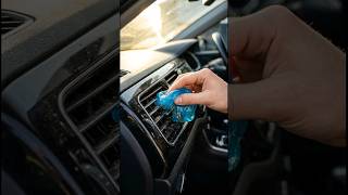 Magic gel that cleans every car crevice #carcleaning #satisfying #gadgets