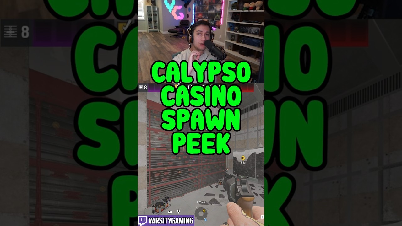BEST SPAWN PEEK FOR CALYPSO CASINO (SIEGE SCHOOL) #shorts