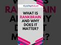 What is Rankbrain and Why does it Matter? || #kpdigimart #rankbrain #digitalshorts