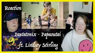 Pentatonix ~ Papaoutai ~ ft. Lindsey Stirling ~ FUN!!! Grandparents from Tennessee (USA) reaction