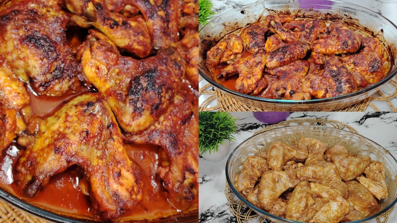 لازم تجربوا احلى اجنحة الدجاج المحمرة في الفرن😋مع سر الذ تتبيلة دجاج تقطر بالبنة #اطباق_رمضان_2026 