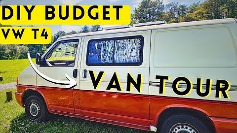 DIY Budget Van Tour | VW T4 | Self Built Campervan