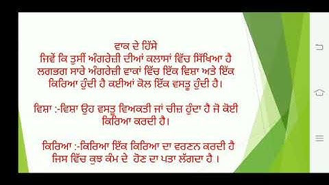 Employability Skills: Class 9th Unit 1:Communication Skills Session 5: Writing skills: Sentences