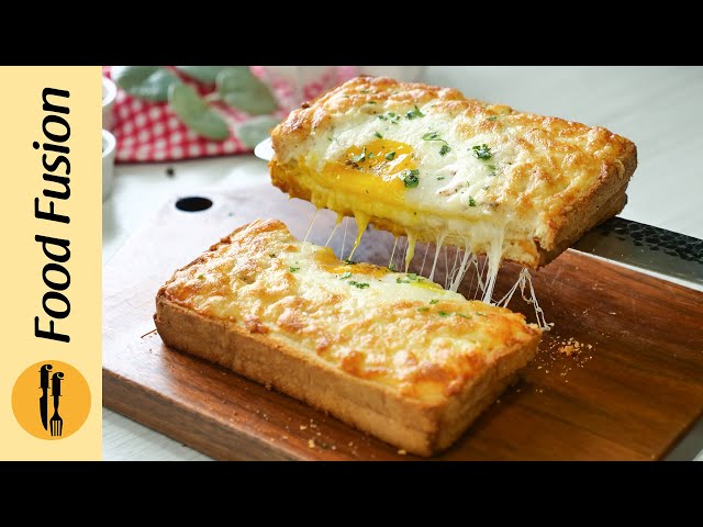 Crispy Egg Cheese Toast Recipe by Food Fusion class=