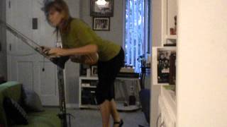 62yr old GoGo Dancer on Nordic Track in Heels. DSCN1328.AVI