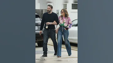 Ben Affleck and Jennifer Lopez Street Style