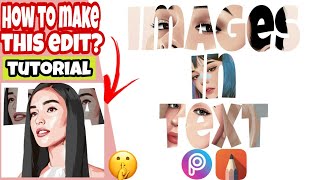 How to put an Image inside of Text in Picsart and Autodesk sketchbook