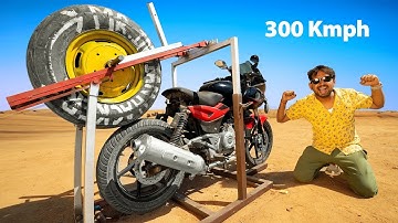 Monster Tyre Launcher  - 300 Km/h Speed...😈