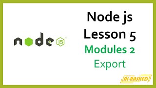 Learn Node Js For Beginners In Arabic Lesson 5 - Export Modules Profile