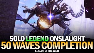 Solo Legend Onslaught - Full 50 Waves Completion (Midtown, Fallen) [Destiny 2]