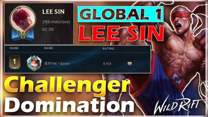 Global 1 Lee Sin Challenger Gameplay Wild Rift Youtube