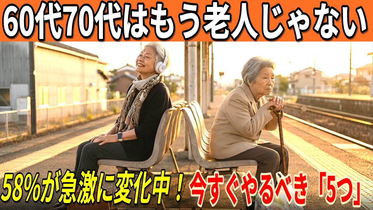 いまの60代70代が完全に変わり始めた！急速に広がる5つの変化。気づいた人はもう始めています