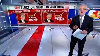 CNN 9p ET projection: Trump wins 7 states, Clinton 1