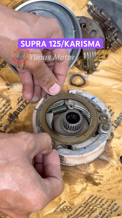 How to install the double clutch on the Supra X 125/Karisma