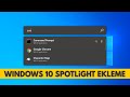 WINDOWS 10 BİLGİSAYARA APPLE MAC GİBİ ARAMA ÇUBUĞU EKLEME (YENİ)