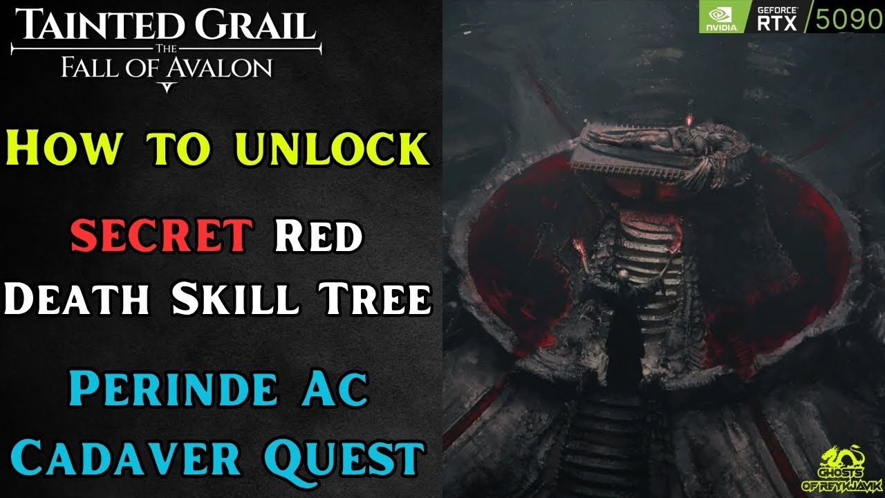 How To Unlock the SECRET Red Death Skill Tree (Perinde Ac Cadaver