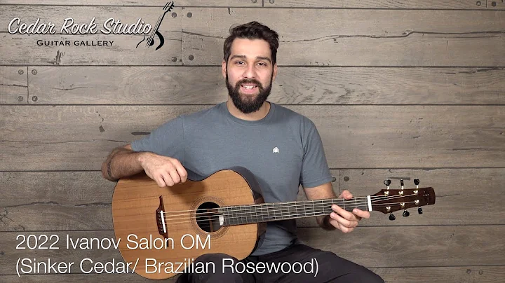 2022 Ivanov Salon OM (Sinker Cedar/Brazilian Rosewood) played by Dustin Furlow