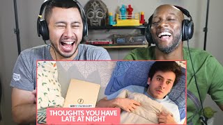 FILTERCOPY | Thoughts You Have Late At Night | Ft. Aditya Pandey | Reaction by Jaby Koay & Syntell!
