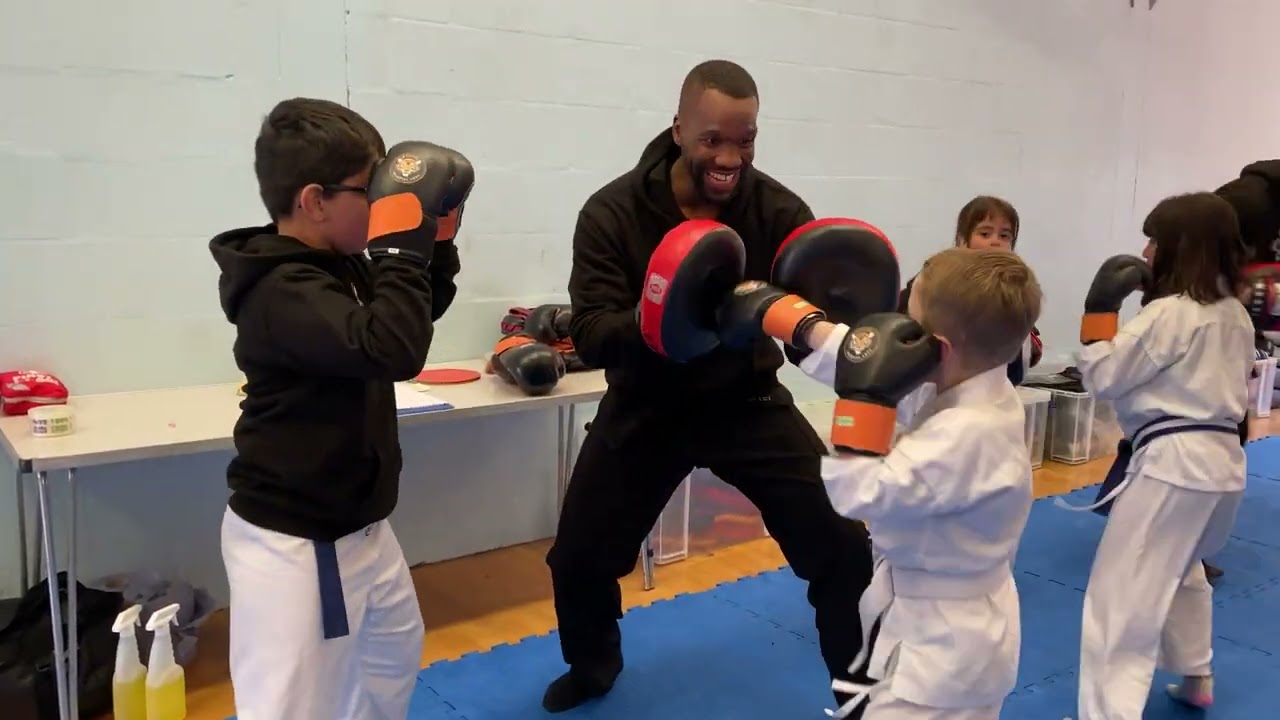 Kids Learning Self Defence - Martial Arts for Kids