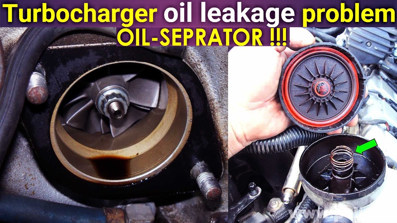 turbocharger oil leakage problem turbocharger oil leak repair