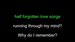 Michael Dees - How can I Remember (Sabrina 1995 Soundtrack) Karaoke Instrumental with Lyrics