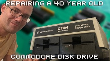 Repairing a 40 Year Old Commodore Disk Drive