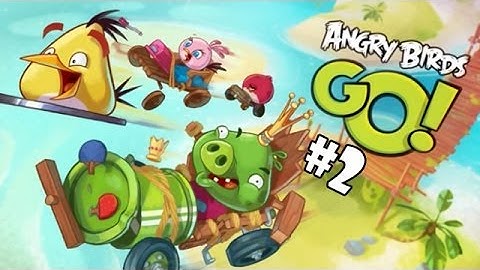 Angry Birds Go Android/iOS Gameplay Walkthrough Part 2 - End of Seedway Track #1