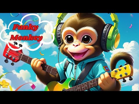 "Funky Monkey 🐒 Groove: Dance Along with the Jungle Beat || English ...