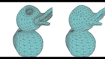 Mesh simplification: edge collapse algorithm
