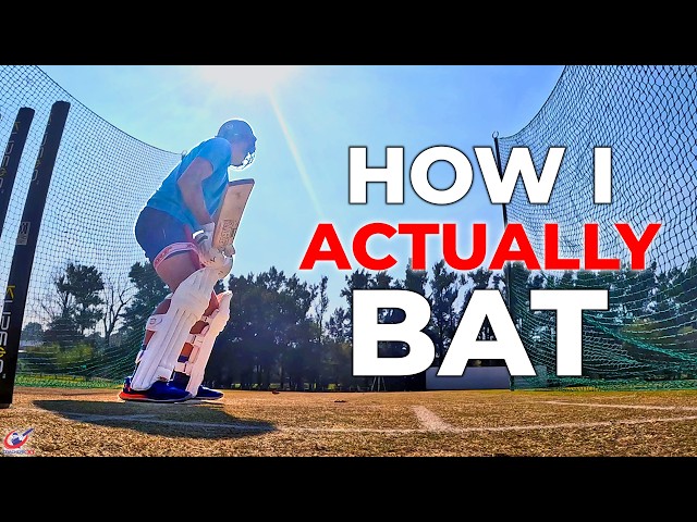 ASMR Cricket Batting Session in SOUTH AFRICA - How Zendon ACTUALLY BATS class=