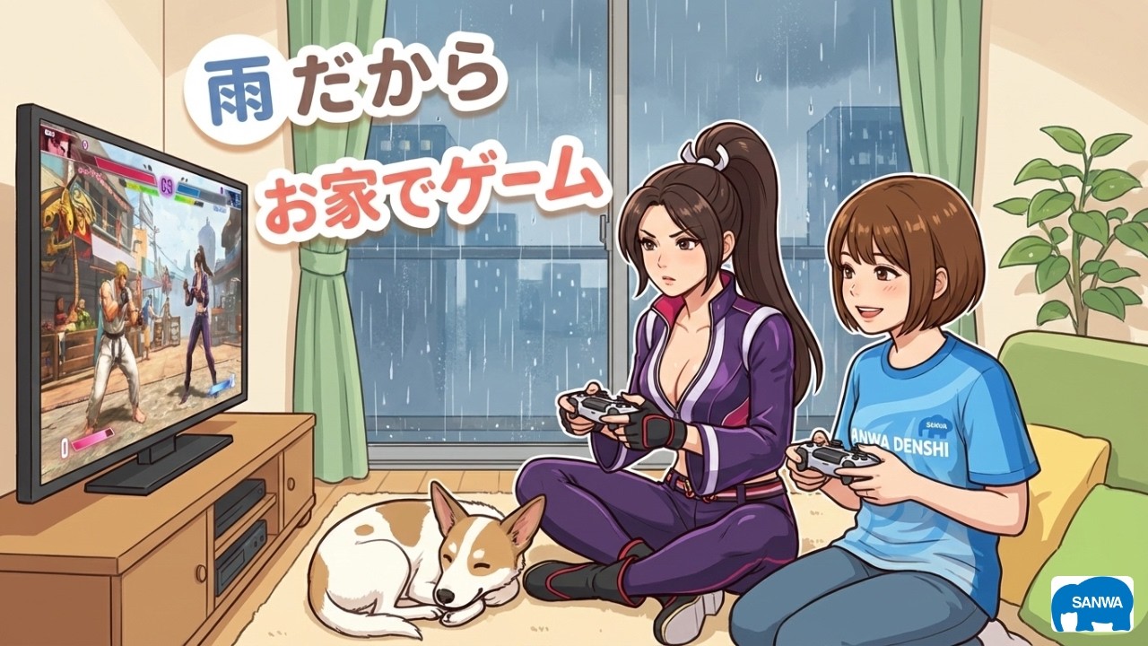 【スト6】雨だからお家でゲーム
