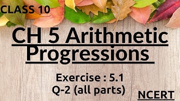 CH 5 Arithmetic Progressions exercise 5.1 question no.2 (all parts) of class 10th by Brilliant Mind