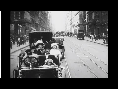 Фильм 1911 года замедлили, и теперь люди движутся с НОРМАЛЬНОЙ скоростью (и звук тоже добавили)