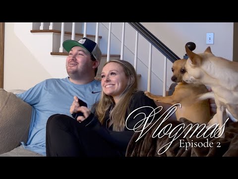 Vlogmas- Episode 2... Reaction to our wedding video ll Amanda Louise